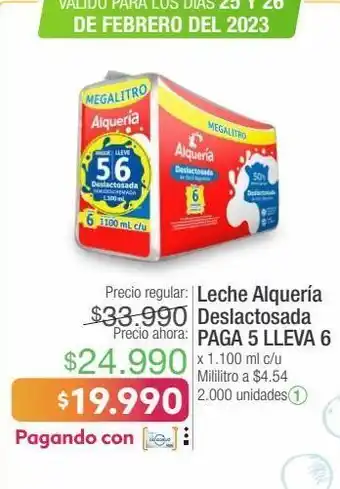 Jumbo Leche alquería deslactosada oferta