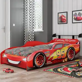 Muebles Jamar Cama infantil 1.00 disney cars rojo plus oferta