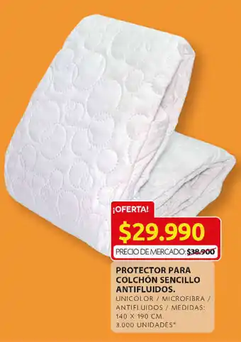 Ara Protector para Colchón Sencillo Antifluidos oferta