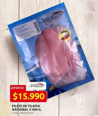 Ara Filete de Tilapia Nacional x 400g oferta