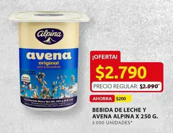 Ara Bebida de Leche y Avena Alpina x 250g oferta