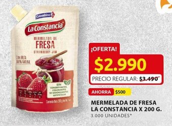 Ara Mermelada de Fresa La Constancia x 200g oferta