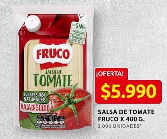Ara Salsa de Tomate Fruco x 400g oferta