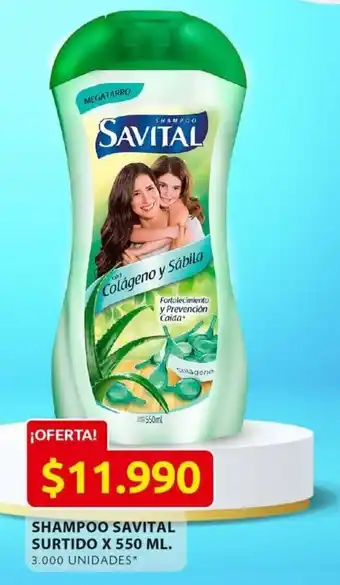 Ara Shampoo Savital Surtido x 550ml oferta