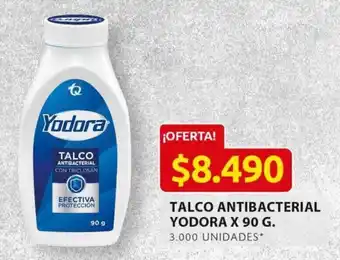 Ara Talco Antibacterial Yodora x 90g oferta