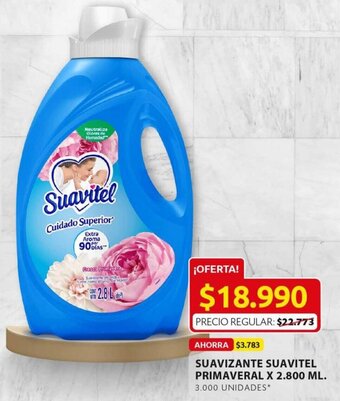 Ara Suavizante Suavitel Primavera x 2.800ml oferta