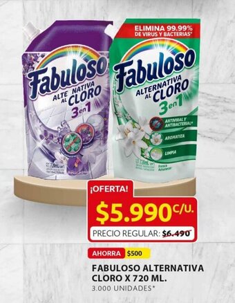 Ara Fabuloso Alternativa Cloro x 720ml oferta