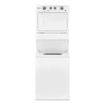 Ktronix Torre de lavado y secado whirlpool a gas 20kg 7mwgt4027hw blanco oferta