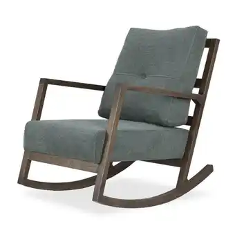 Muebles Jamar Mecedora larsson lino verde, natural oscuro oferta