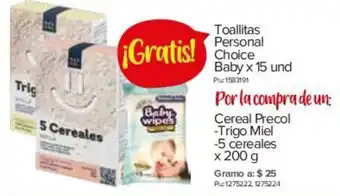 Super Inter Cereal Precol Trigo Miel 5 Cereales 200g oferta