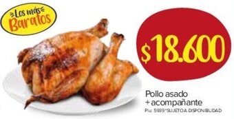 Super Inter Pollo Asado + Acompañante oferta