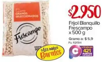 Super Inter Frijol Blanquillo Frescampo 500g oferta