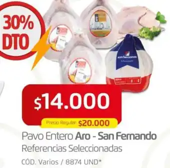 Makro Pavo Entero Aro-San Fernando oferta