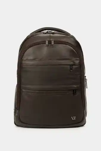 Vélez Morral water resistant de cuero liso para hombre multifuncional cafe oferta