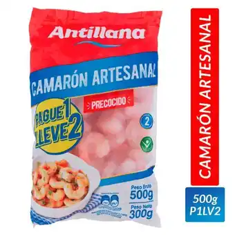 Merqueo Camarón artesanal pague 1 lleve 2 antillana oferta