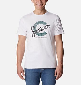 Columbia Camiseta casual estampada de algodón orgánico csc™ para hombre oferta