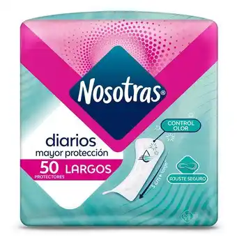 Superdroguería Olímpica Protector nosotras diario largo x50 unds oferta