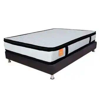 Alkosto Combo colchón romance relax experience foam sencillo + base cama oferta