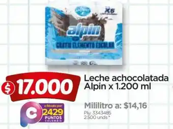 Surtimax Leche Achocolatada Alpin 1,200ml oferta