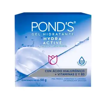 Makro Gel hidratante ponds hydra active aqua 50g oferta