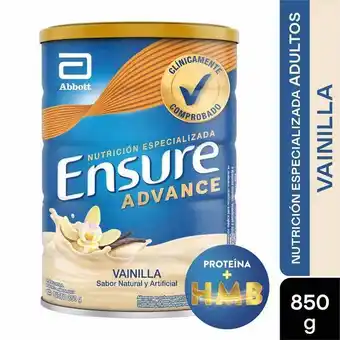 Superdroguería Olímpica Ensure advance vainilla en polvo 850 g oferta