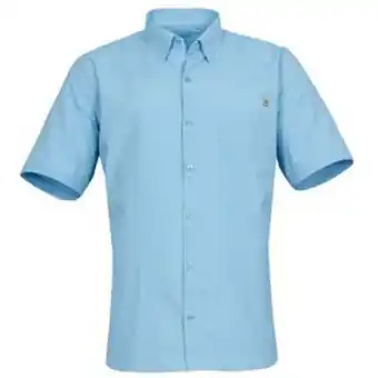 VO5 Camisa manga corta, silueta regular color azul medio cme 08422 oferta