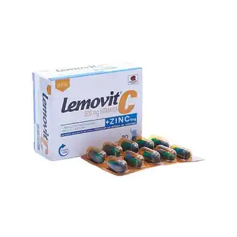 Cruz verde Lemovit c 500mg+zinc 5mg plus capsulas lib sost cajax 30 oferta