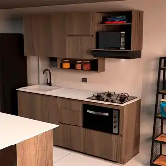 Alfa Cocina geos 210x60cm con accesorios oferta