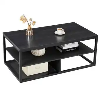 Tugó Mesa de centro ibiza 106*60*45cm negro oferta