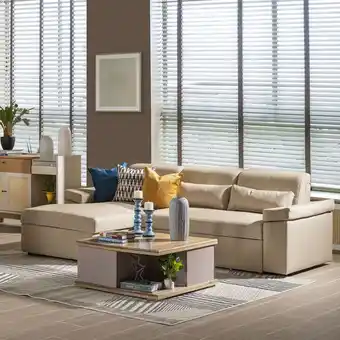 Muebles Jamar Sala en l holden eurolino marfil oferta