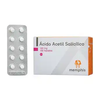 Cruz verde Ácido acetil salicílico 100mg caja x 100 tabletas oferta