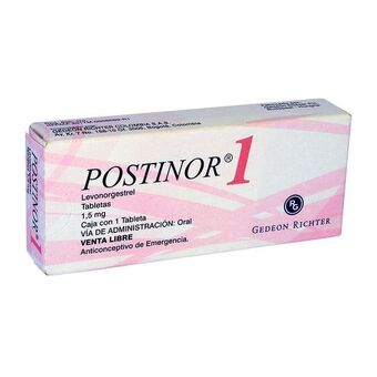 Cruz verde Postinor tableta 1 1.5mg caja x 1 oferta