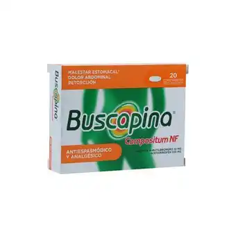 Cruz verde Buscapina compuesta nf (325+10)mg caja x 20 tabletas recubiertas oferta