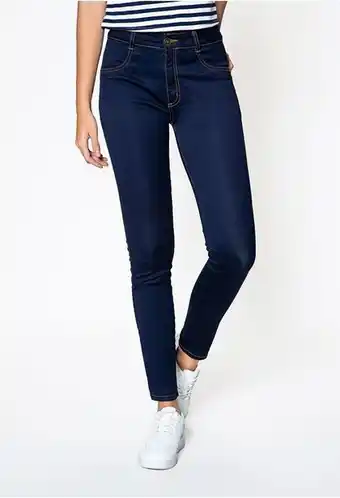 ELA Jean skinny basico tiro alto. oferta