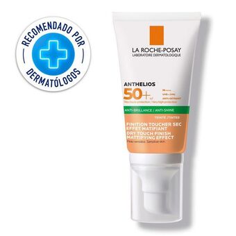Cruz verde Protector solar anti brillo anthelios gel toque seco con color spf 50+ tubo x 50 ml oferta