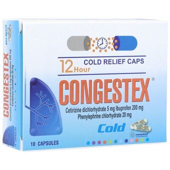 Cruz verde Congestex caja x 10 cápsulas oferta