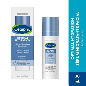 Cruz verde Serum hidratante facial optimal hydration piel seca y sensible 48h cetaphil frasco x 30ml oferta