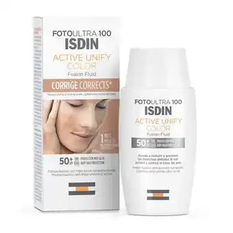 Cruz verde Fotoultra active unify fusion isdin frasco x 50ml spf100+ fluid color oferta