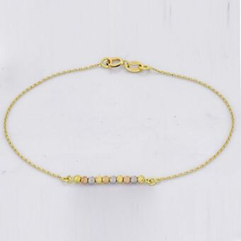 Kevin's Joyeros Pulsera en oro amarillo de 18 kilates, 18 cm. de largo, 0.50 mm. de ancho oferta