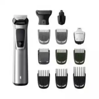 Afeitadora philips multigroom series 7000 rostro cabello y cuerpo 13 en 1 seco y húmedo inalámbrica