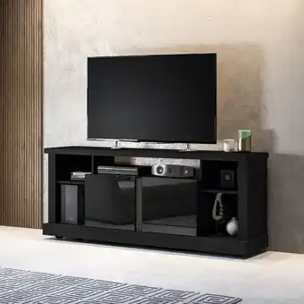Muebles Jamar Mesa de tv lewis negro 160x68x37* oferta