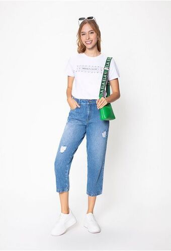 ELA Jean boyfriend tiro alto basico. oferta