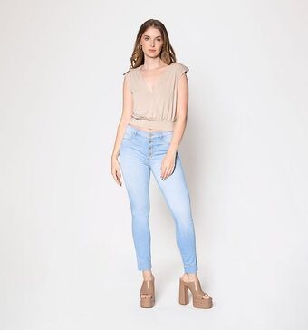 Studio F Blusa sisa escote cruzado oferta