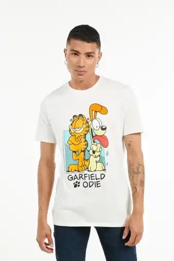 Koaj Camiseta manga corta, estampado de garfield oferta
