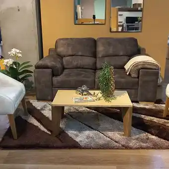 FUN Fábricas Unidas Sofa 2pts duomo tela/chocolate oferta