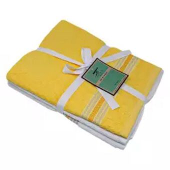 Home Sentry Toallas cannon setx3 yanet blanco/amarillo oferta