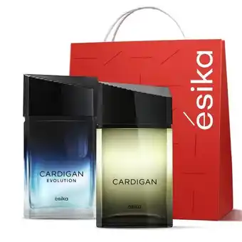 Ésika Set fragancias masculinas cardigan + cardigan evolution oferta