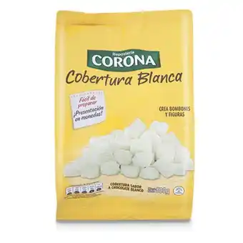 Makro Cobertura masa glase blanca corona 500g oferta