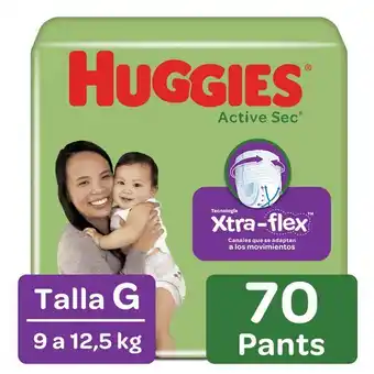 Makro Panal huggies pants active sec g3 70u oferta