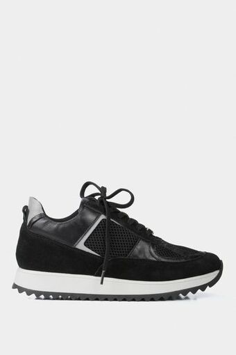Vélez Tenis deportivos provenza de cuero para mujer combinados negro oferta